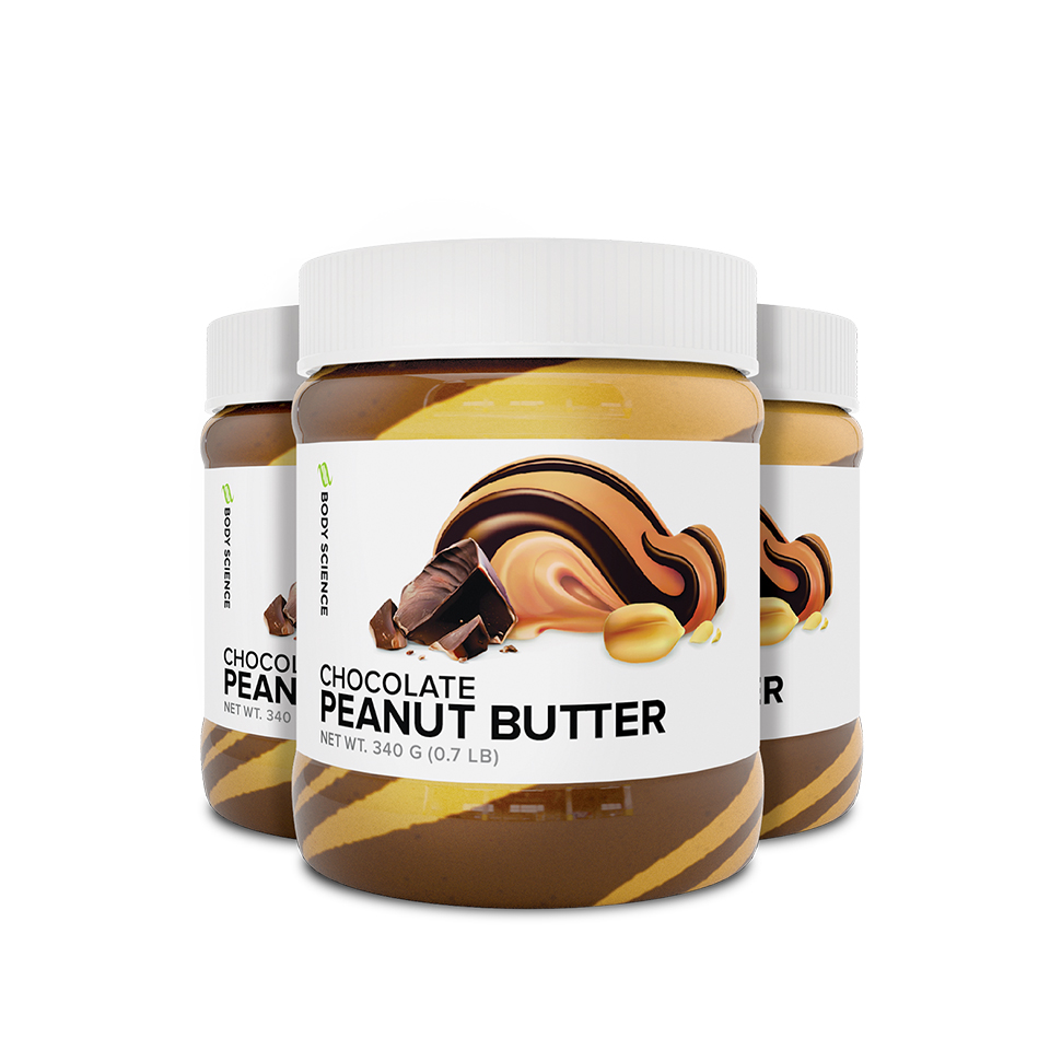 Chocolate & Peanut Butter Swirl 3-pack